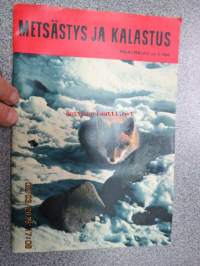 Metsästys ja kalastus 1966 nr 3, sis. mm. seur artikkelit; Suuret susivuodet vanhassa Oriveden pitäjässä, Grönlantia suomalaisen kalamiehen silmin,