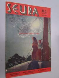 Seura 12. 1. 1949 nr 2 sis. mm. seur. artikkelit / kuvat / mainokset; kiinalainen akrobaattiperhe, spritistiparantaja Harry Edwards, kauneuden salaisuus, Porin