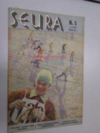 Seura 4. 2. 1948 nr 5 sis. mm. seur. artikkelit / kuvat / mainokset; rikoskomissaario Johan Viktor Markus, kasvissyönti Englannissa, ääni paljastaa luonteen