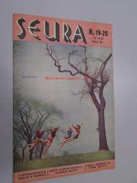 Seura 12. 5. 1948 nr 19-20 sis. mm. seur. artikkelit / kuvat / mainokset; piippumuurarien työ, pikku-Angelan ilmestys, autokoulut, Asko -huonekalumainos