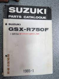 Suzuki GSX-R750F (GR75A) parts catalogue -varaosaluettelo