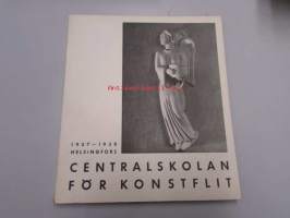 Centralskolan för konstflit : Berättelse över skolans verksamhet under dess 63:dje arbetsår 1937-1938