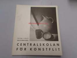 Centralskolan för konstflit : Berättelse över skolans verksamhet under dess 62:dra arbetsår 1936-1937