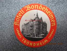 Hotel Bondeheimen Trondheim -matkalaukkumerkki