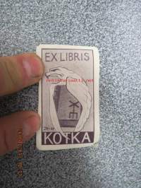 Kotka Ex Libris -kirjanomistajamerkki