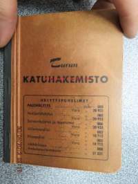 Turun katuhakemisto 1960