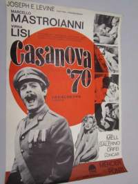 Casanova '70 -elokuvajuliste, Marcello Mastroianni, Virna Lisi, Mario Monicelli