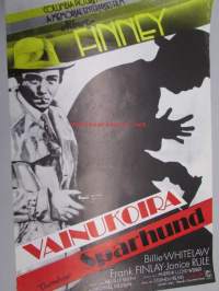 Vainukoira - Spårhund -elokuvajuliste, Albert Finney, Billie Whitelaw, Stephen Frears