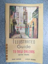 Illustrated Guide to New Orleans with map -opas ja kartta