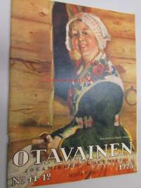 Otavainen 1925 nr 11-12, meiltä Britteinsaarille muutama sana ja kuva Helsinki- Hanko-Kiel-Hull