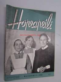 Hopeapeili 1940 maaliskuu (sotarintaman ja kotirintaman suhde, englantilaiset sopeutuvat sotaan, sotalapset, kevätmuoti ym)