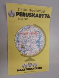 Saarikylät 2141 01 Peruskartta 1:20 000