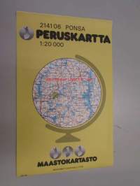 Ponsa 2141 06 Peruskartta 1:20 000
