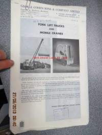George Cohen Sons & Company Ltd - Fork lift trucks and mobile cranes -myyntiesite
