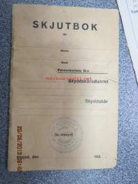 Skjutbok för Uno Palin?, Norra Mustasaari Skyddskår -ampuma- / kiväärikirja
