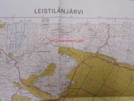 Leistilänjärvi 1143 01 Peruskartta 1:20 000