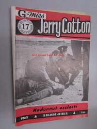 Jerry Cotton 1963 nr 17 Kadonnut aselasti