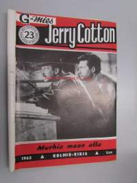 Jerry Cotton 1963 nr 23 Murhia maan alla