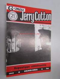 Jerry Cotton 1965 nr 21 Vapaalippu sähkötuoliin