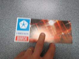 Chrysler Simca Rallye 2, 1000, 1100, 1301,1501 -myyntiesite