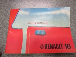 Renault 18 -käyttöohjekirja