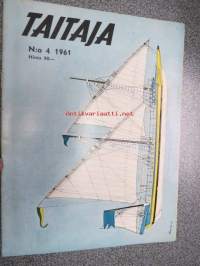 Taitaja 1961 nr 4, käytännöllinen vesilaatikko eli korvo, pinkopahvin kiinnitys asuinhuoneen laipioon