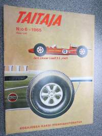 Taitaja 1965 nr 6  Pienoismallilaiva: jäänmurtaja Lenin (teksti ja piiroskuva), Iljushin IL-2, sepelinlevitysvaunu Stabo Car pienoisautorata