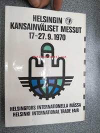 Helsingin kansainväliset messut 1970 / Helsingfors internationella mässa / Helsinki international trade fair -luettelo