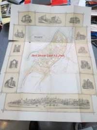 Karta öfver Wisby (Visby) upprättad År 1879 af Ludvig Fegraeus