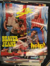 Slik / Beaver jeans - Help! -lehden juliste