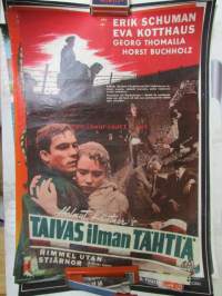 Taivas ilman tähtiä / Himmel utan stjärnor mm. Erik Chhuman, Eva Kotthaus, Georg Thomalla, Horst Bucholz -elokuvajuliste