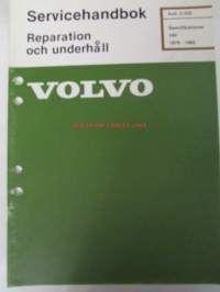 Volvo Servicehandbook - Reparation och underhåll Avd. 0 (03), Specitioner 340, 1976-1982
