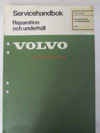 Volvo Servicehandbook - Reparation och underhåll Avd. 9 (91), Utrustning för rörelsehindrade 240