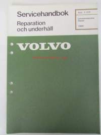 Volvo Servicehandbook - Reparation och underhåll Avd.1 (17), Leveransservice Diesel 1980