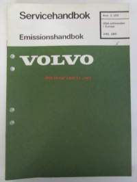 Volvo Servicehandbook - Reparation och underhåll Avd.2 (25), USA - utföranden i Europa 240, 260