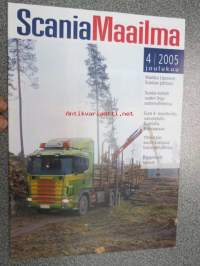 Scania Maailma 2005 nr 4, sis. mm; Kuljetusliike Aho & Nuutinen, Halpa-Halli-ketjun logistiikka, Lappeenranna Kuljetus ym.