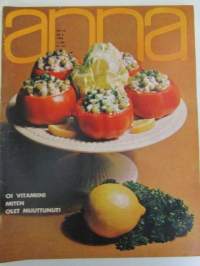 Anna 1965 nr 16 Artikkeleita mm. Gary Grant Hollywoodissa, Rakkaus ei ole romantiikkaa, Suomalaiset kolmospojat.