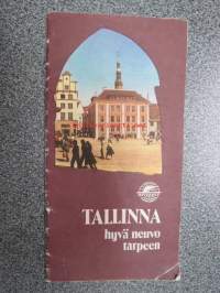 Tallinna - Hyvä neuvo tarpeen, opas + kartta 1981