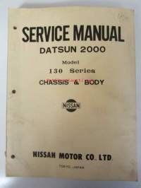 Datsun 2000 Service manual model 130 series Chassis & Body