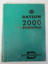 Datsun 2000 ohjekirja
