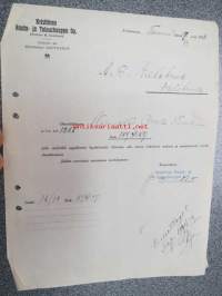 Kristiinan Rauta- ja Talouskauppa Oy 17.1.1921 -asiakirja