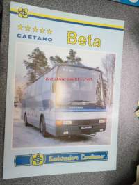 Caetano Beta / Scania -linja-auto myyntiesite / sales brochure