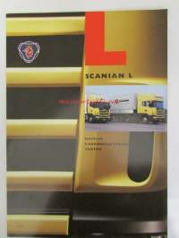 Scania L-luokka - Nopeita kaukokuljetuksia varten sis. mm; Scanian L. ajan mittaan paras!, uudet ohjaamot markkinoiden mukavimmat.