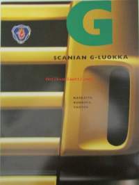Scania G-luokka - Raskaita kuormia varten sis. mm; Scanian G-Luokka. voimaa, kestävyyttä, vahvutta.- monenlaisiin työtehtäviin. )-litrasta ja 220 hv:stä 14