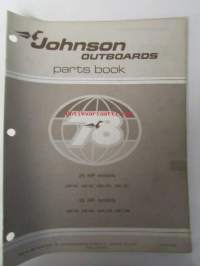 Jonhson 25hp/35hp parts book models, katso tarkemmat mallimerkinnät kuvasta.