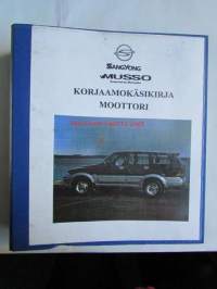 SSangYong Musso korjaamokäsikirja moottori
