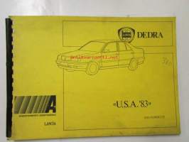 Lancia Debra- USA'83 1,6 ie S.P.i., 1,8ie M.P.I., 2,0ie M.P.I.