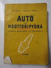 Auto ja moottoripyörä - Niiden rakenne ja toiminta