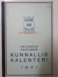 Helsingin kaupungin  kunnalliskalenteri 1941
