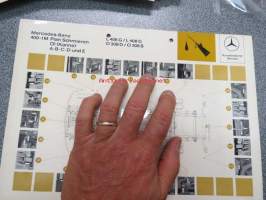 Mercedes-Benz L 406 G / L 408 G O 309 D / O 309 B 400-1M Schmierplan / Voitelukaavio